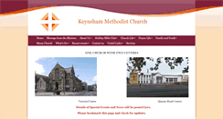 Desktop Screenshot of keynshammethodistchurch.co.uk